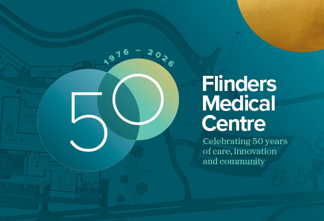 Doctor examining a child at Flinders Medical Centre