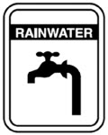 Form of rainwater notice as stipulated in the Safe Drinking Water Regulations 2012