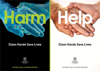 Hand hygiene poster - Clean hands save lives